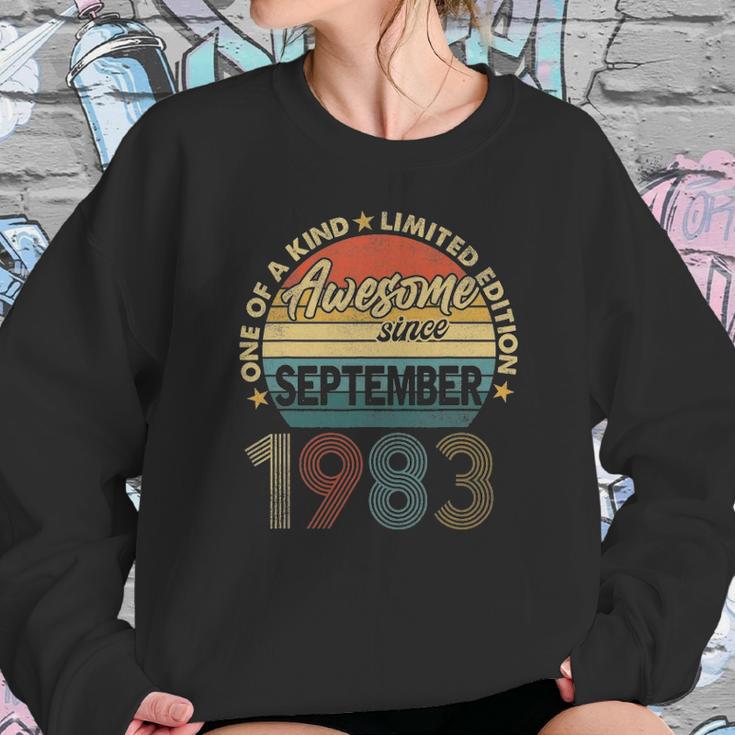 38 Years Old 38Th Birthday Men Awesome Since September 1983 Ver2 Sweatshirt Gifts for Her