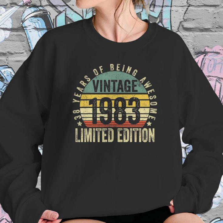 38 Years Old Vintage 1983 Limited Edition 38Th Birthday Sweatshirt Gifts for Her