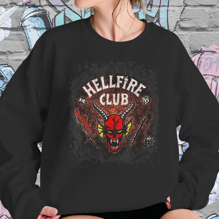 4 Hellfire Club Skull & Weapons Sweatshirt Gifts for Her