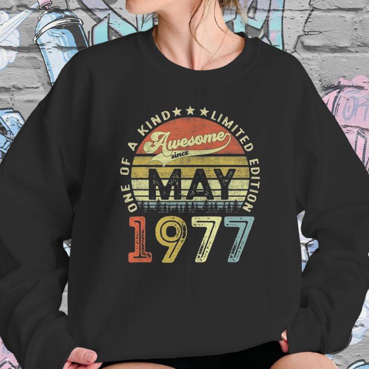 44 Years Old Birthday Awesome Since May 1977 44Th Birthday Sweatshirt Gifts for Her