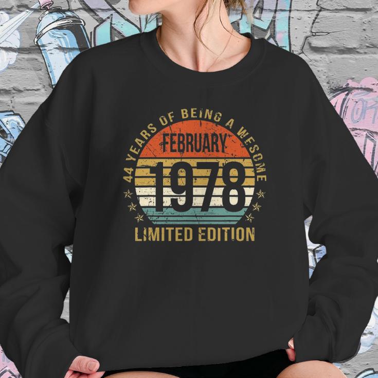 44 Years Old Gift February 1978 Limited Edition Sweatshirt Gifts for Her