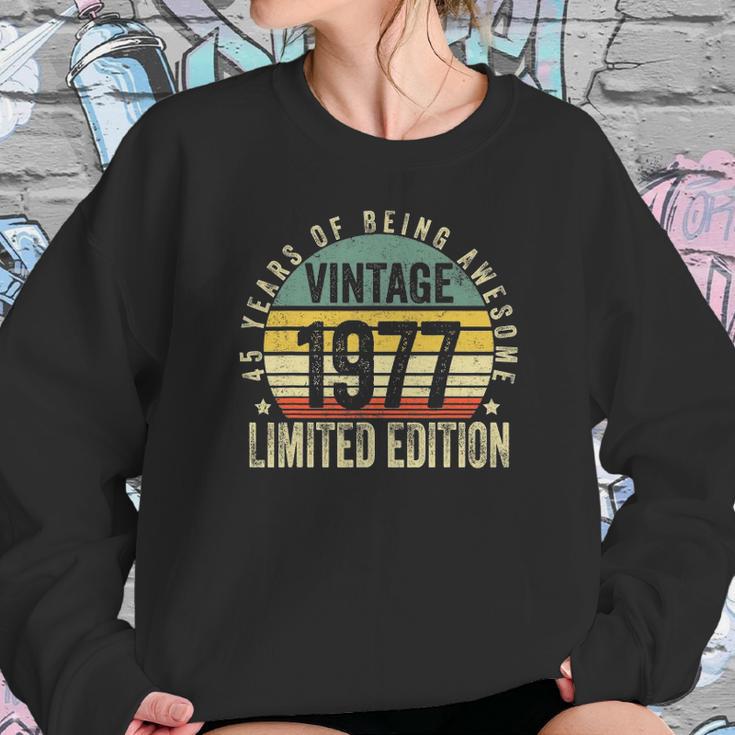 44 Years Old Gifts Vintage 1977 Limited Edition 44Th Birthday Sweatshirt Gifts for Her