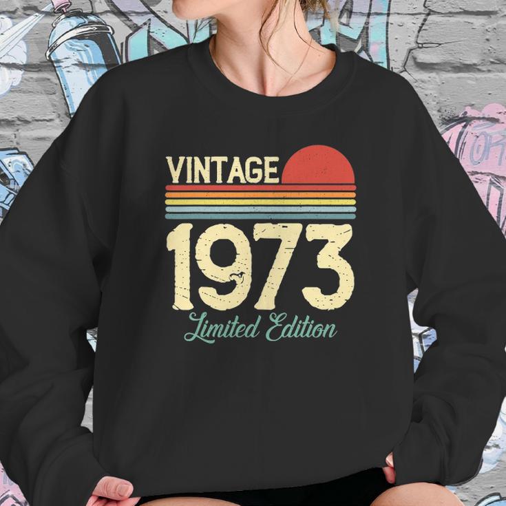 49 Years Old Vintage 1973 Classic Happy 49Th Birthday Sweatshirt Gifts for Her