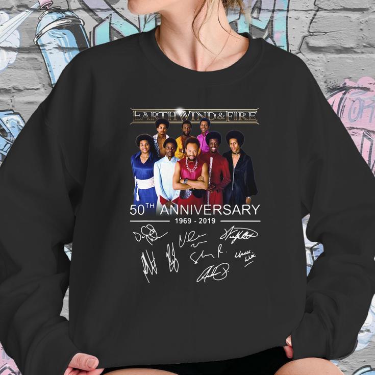 50Th Anniversary Earth Wind & Fire 1969 2019 Signatures Shirt Sweatshirt Gifts for Her