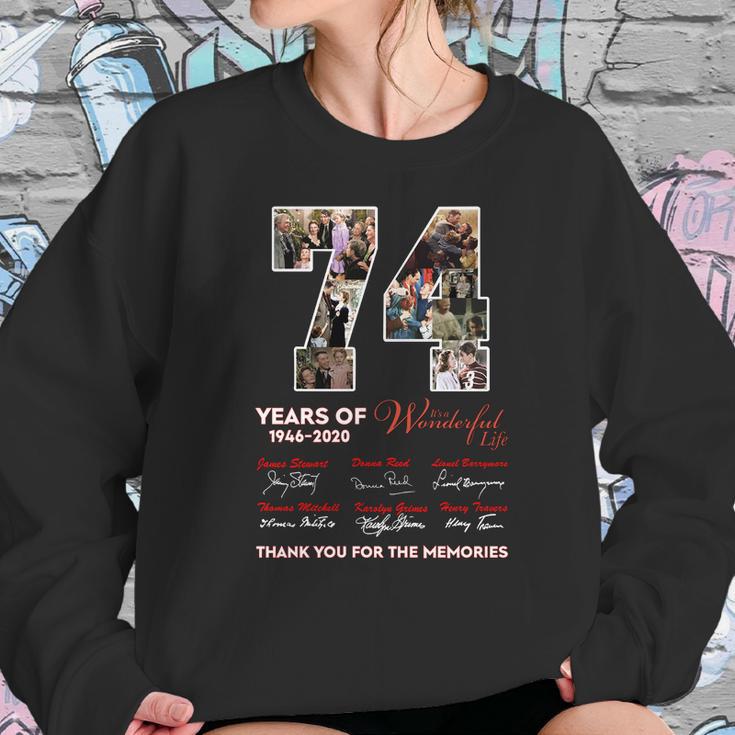 74Th Years Of It’S A Wonderful Life 1946-2020 Signatures Shirt Sweatshirt Gifts for Her