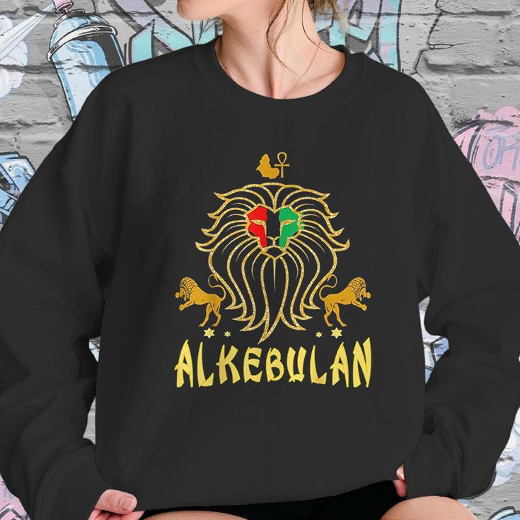 African Lion Rbg Ankh Sweatshirt Gifts for Her