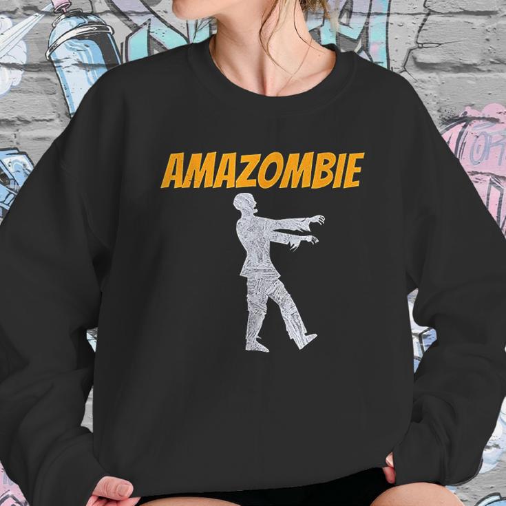 Amazombie Coworker Gift Associate Warehouse Zombie Sweatshirt Gifts for Her