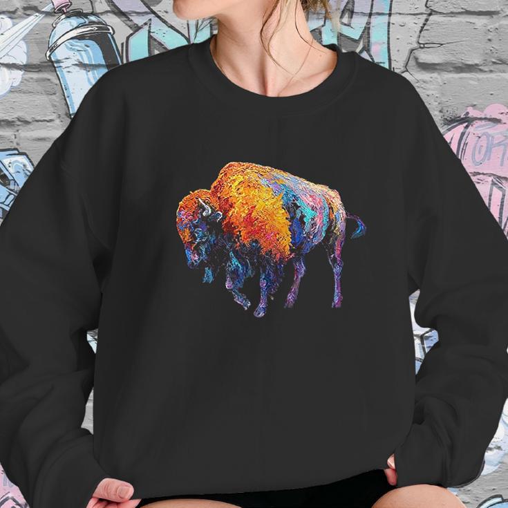 American Buffalo Art Sweatshirt Gifts for Her