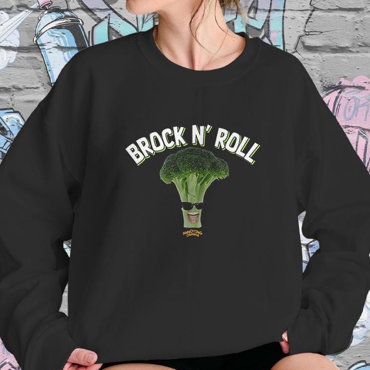 Annoying Orange Brock N Roll Broccoli Sweatshirt Gifts for Her