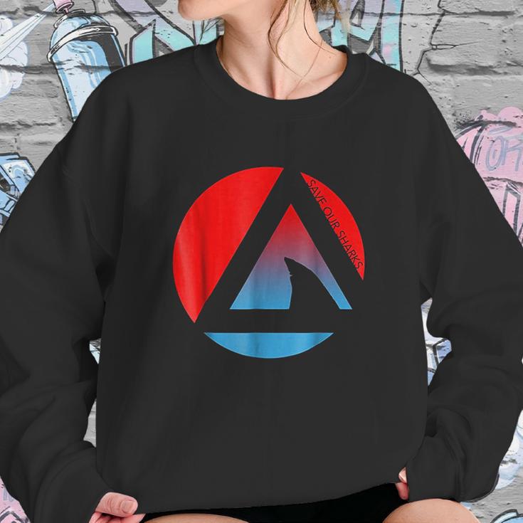 Anti Shark Finning Save Our Seas Animal Activism Sweatshirt Gifts for Her