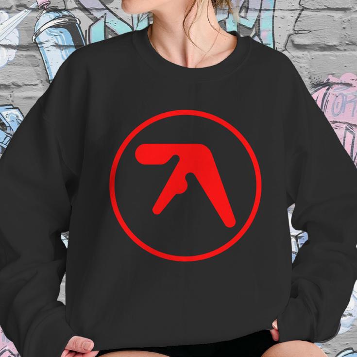 Aphex Twin Logo Red Sweatshirt Gifts for Her