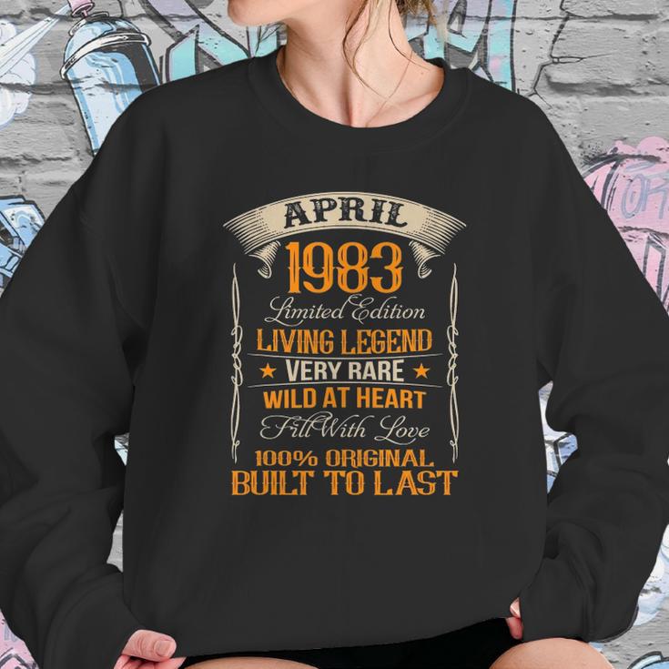 April 1983 38 Years Old 38Th Birthday Sweatshirt Gifts for Her