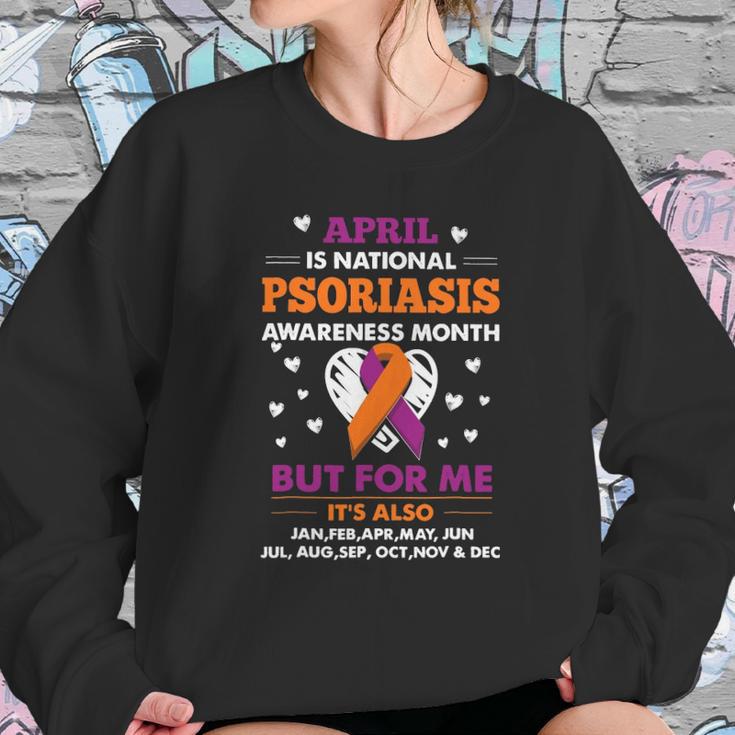 April Is Psoriasis Sweatshirt Gifts for Her