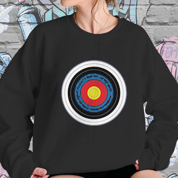 Archery Bullseye Target Sports Sweatshirt Gifts for Her