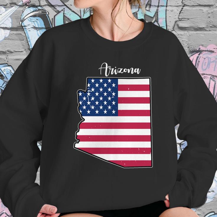 Arizona United States Map Sweatshirt Gifts for Her