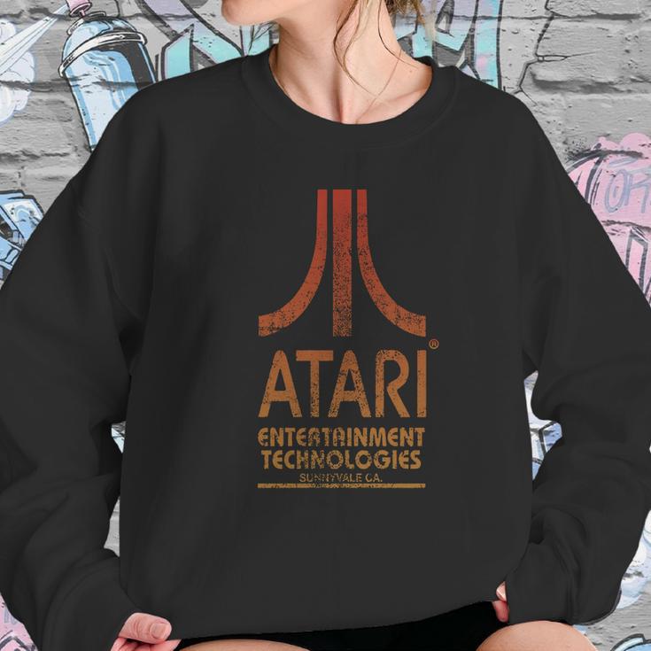 Atari Entertainment Technologies Distressed T- Sweatshirt Gifts for Her