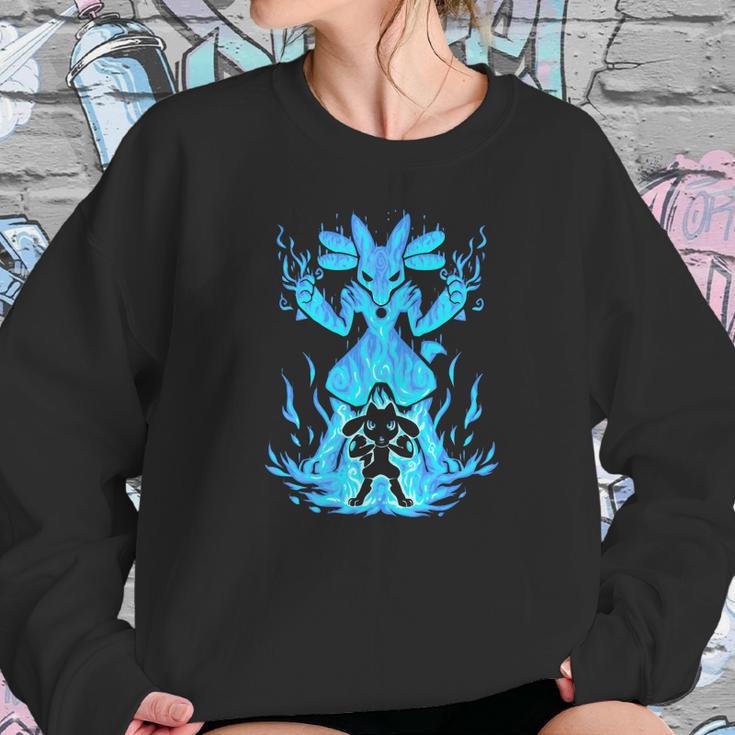 The Aura Within Lucario Riolu Sweatshirt Gifts for Her