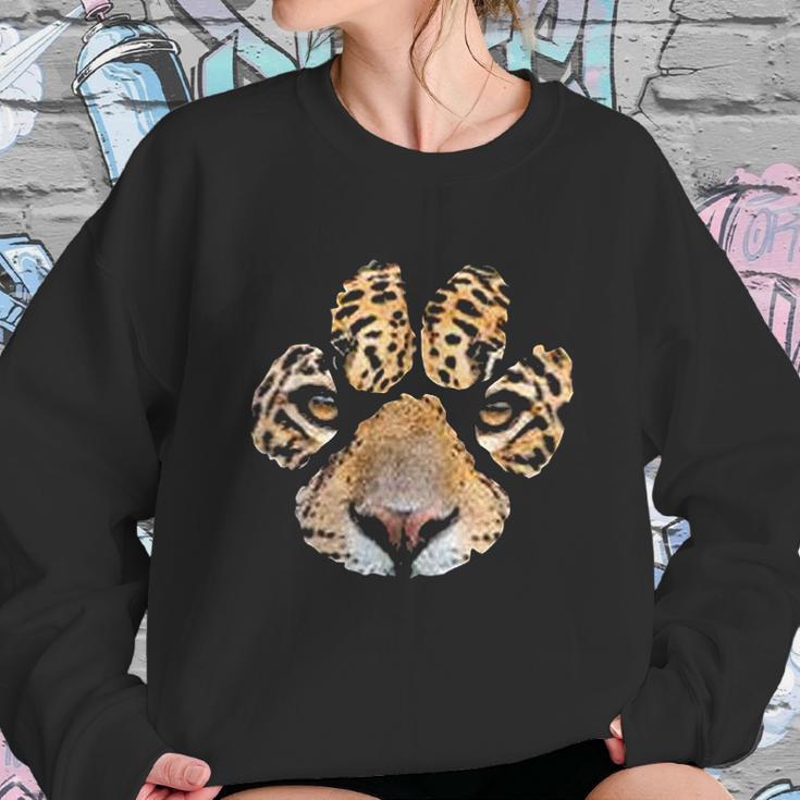 Awesome Jaguar Paw Print Sweatshirt Gifts for Her