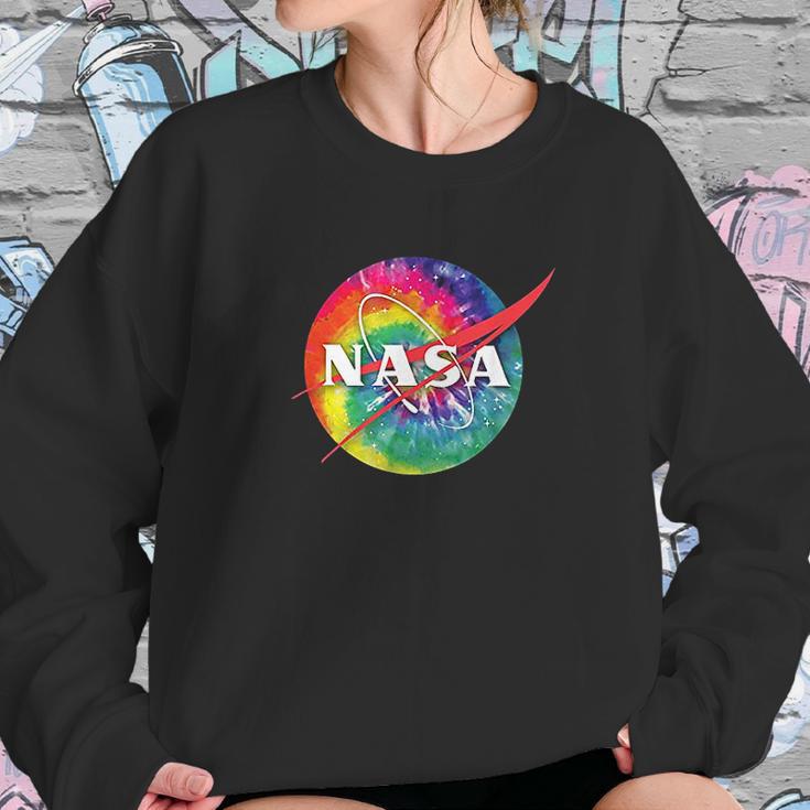 Awesome Tie Dye Nasa Logo Sweatshirt Gifts for Her