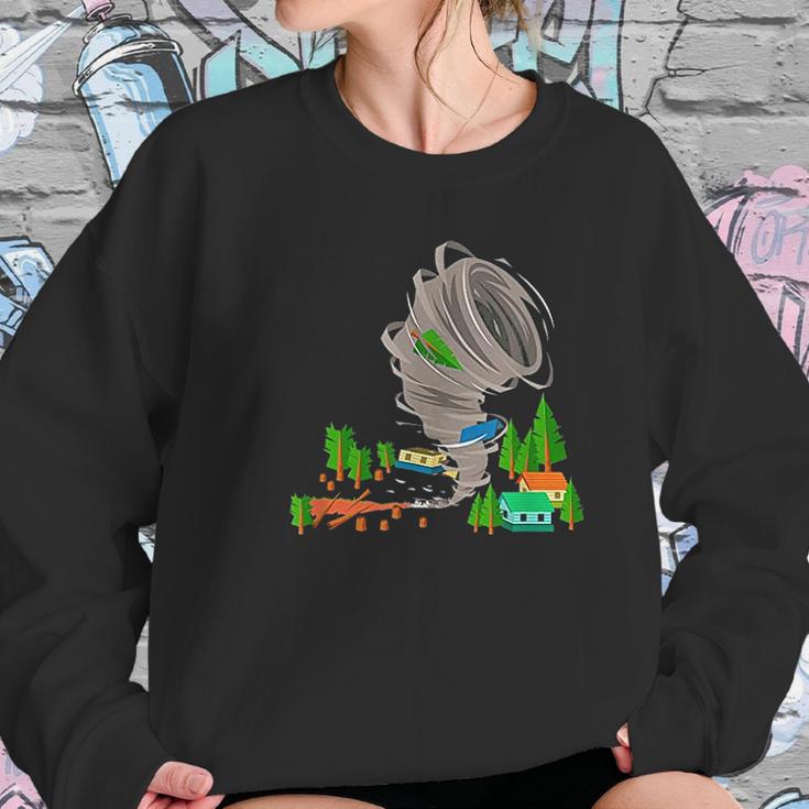 Awesome Tornado Severe Weather Storm Chasers Sweatshirt Gifts for Her