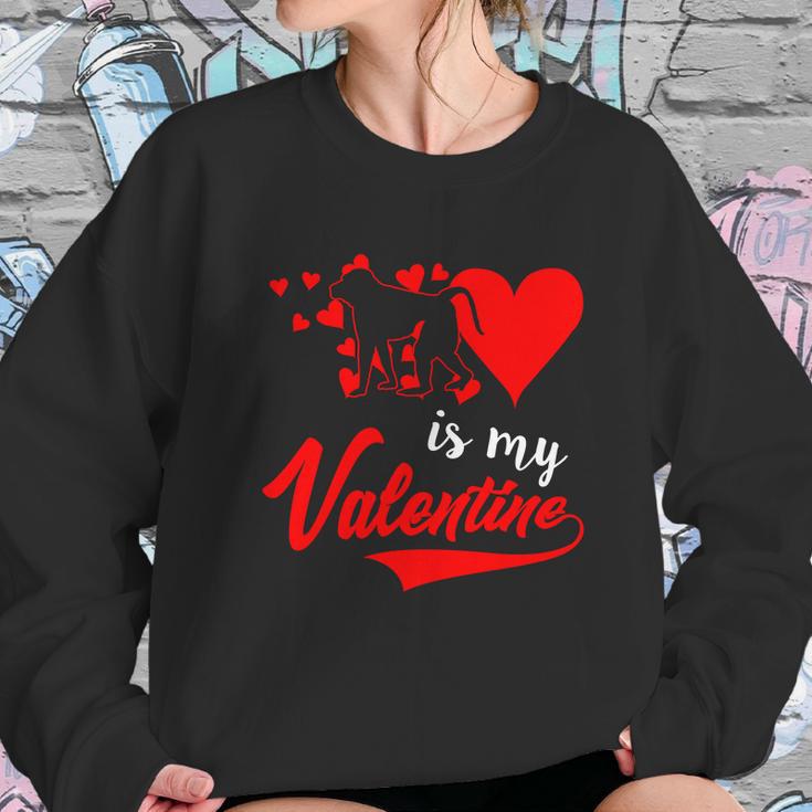 Baboon Is My Valentine Sweatshirt Gifts for Her