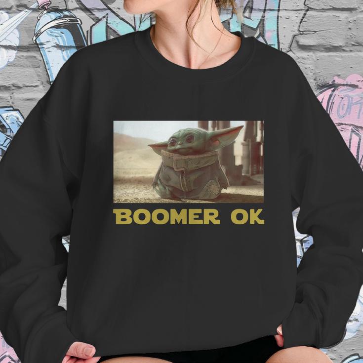 Baby Yoda Boomer Ok Sweatshirt Gifts for Her