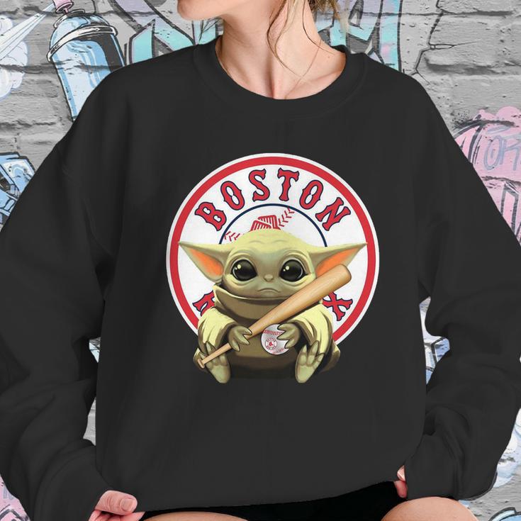 Baby Yoda Boston Red Sox Sweatshirt Gifts for Her