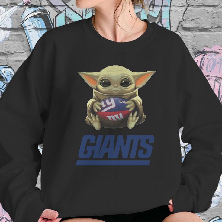 Baby Yoda Hug Giants Sweatshirt Gifts for Her