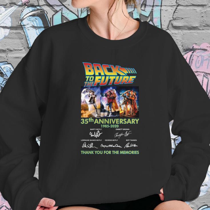 Back To The Future 35Th Anniversary 1985-2020 Signatures Shirt Sweatshirt Gifts for Her