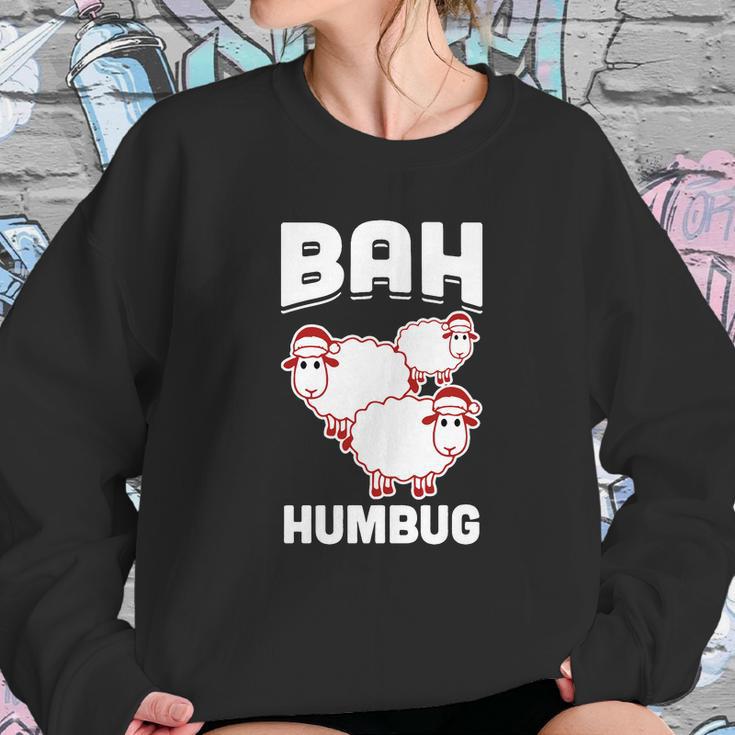 Bah Humbug Sheep Santa Hat T-Shirt Sweatshirt Gifts for Her