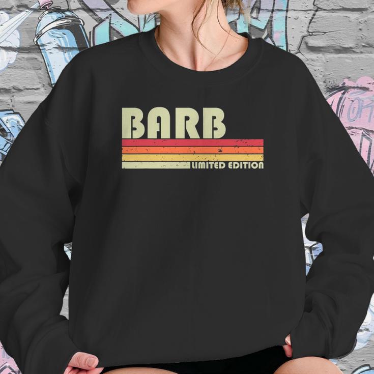 Barb Name Personalized Retro Vintage 80S 90S Birthday Sweatshirt Gifts for Her