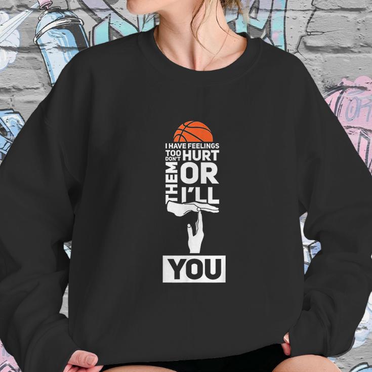 Basketball Referee Gift - Funny Hoops Ref Sweatshirt Gifts for Her