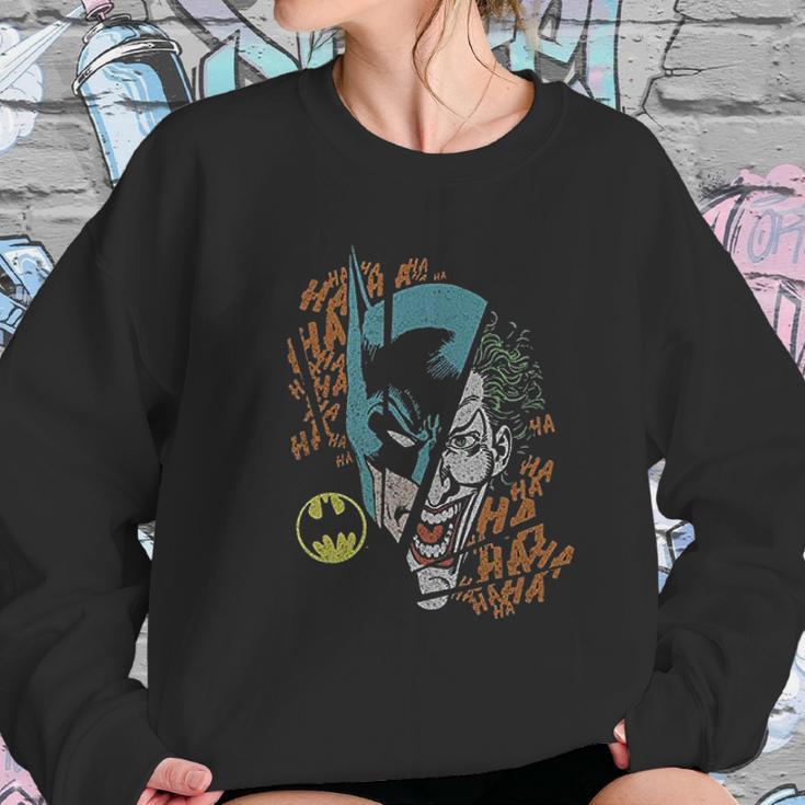 Batman Vs The Joker Split Sweatshirt Gifts for Her