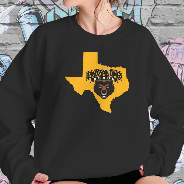 Baylor Bears Logo State Sweatshirt Gifts for Her