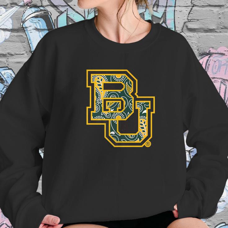 Baylor Bears Paisley Pattern Logo Apparel Sweatshirt Gifts for Her