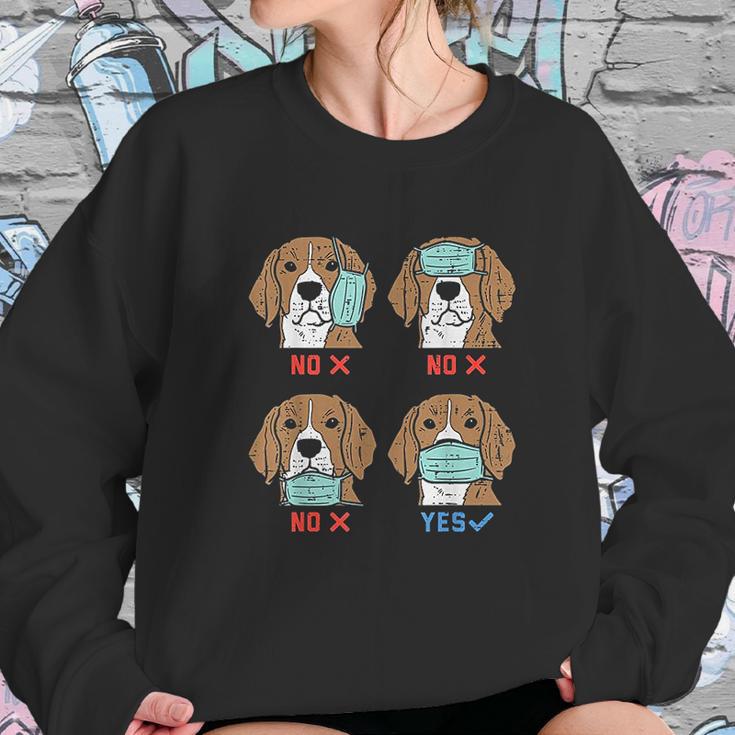 Beagle Funny Social Distancing Dog Gift Sweatshirt Gifts for Her