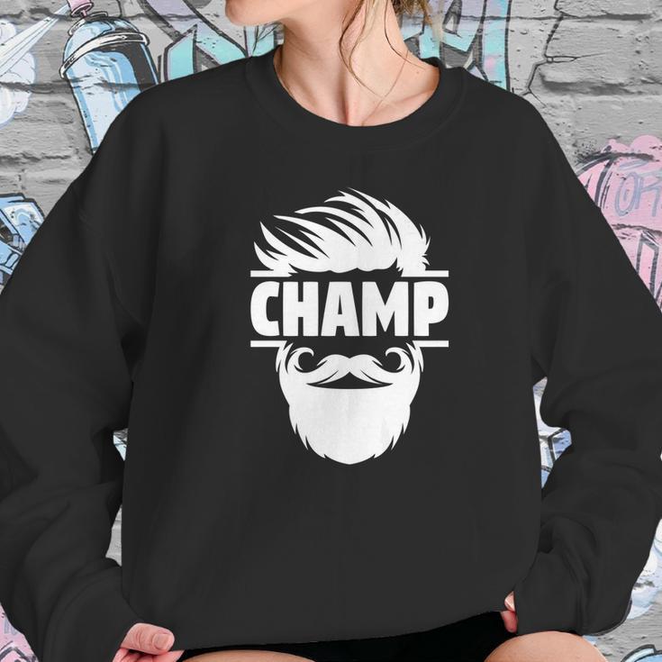 Bearded Champ Sweatshirt Gifts for Her