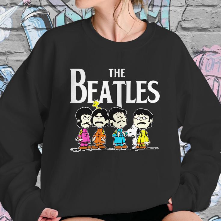 The Beatles And Snoopy Sweatshirt Gifts for Her