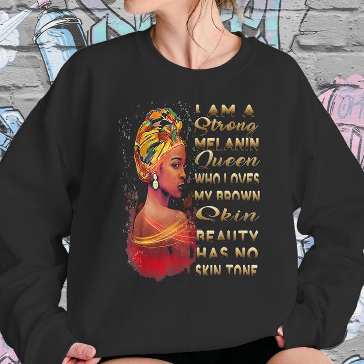 Beauty Has No Skin Tone African American Melanin Black Queen Sweatshirt Gifts for Her