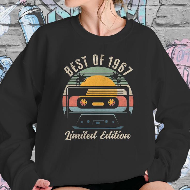 Best Of 1967 55Th Birthday Gifts Limited Edition 55 Years Old Sweatshirt Gifts for Her