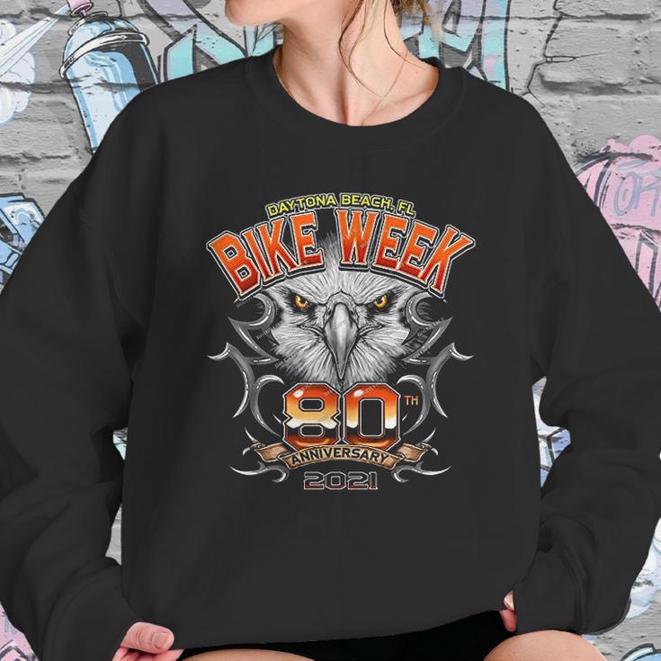 Bike Week Daytona Beach 80Th Anniversary Sweatshirt Gifts for Her