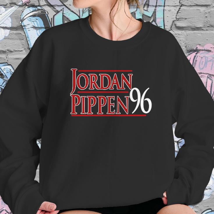 Black Chicago Mj Jordan Pippen 1996 Hooded Sweatshirt Gifts for Her