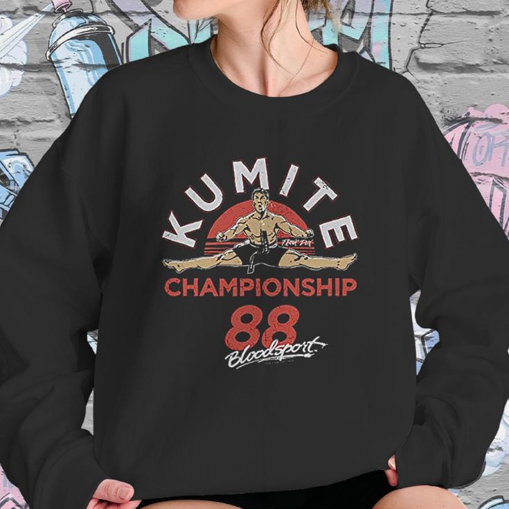 Bloodsport Jean Claude Van Damme Martial Art Sweatshirt Gifts for Her