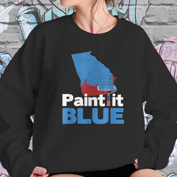 Blue Wave Georgia Elections Democrat Sweatshirt Gifts for Her