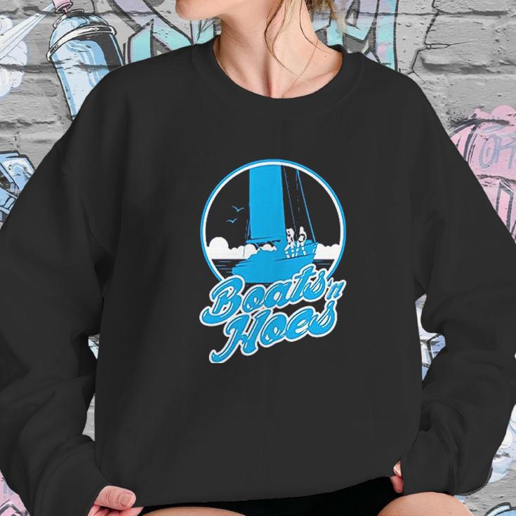 Boats And Hoes Funny Music Yacht Song Parody Movie Sweatshirt Gifts for Her