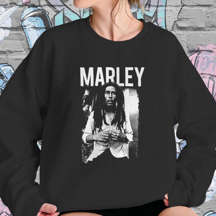 Bob Marley Black And White Photo Sweatshirt Gifts for Her