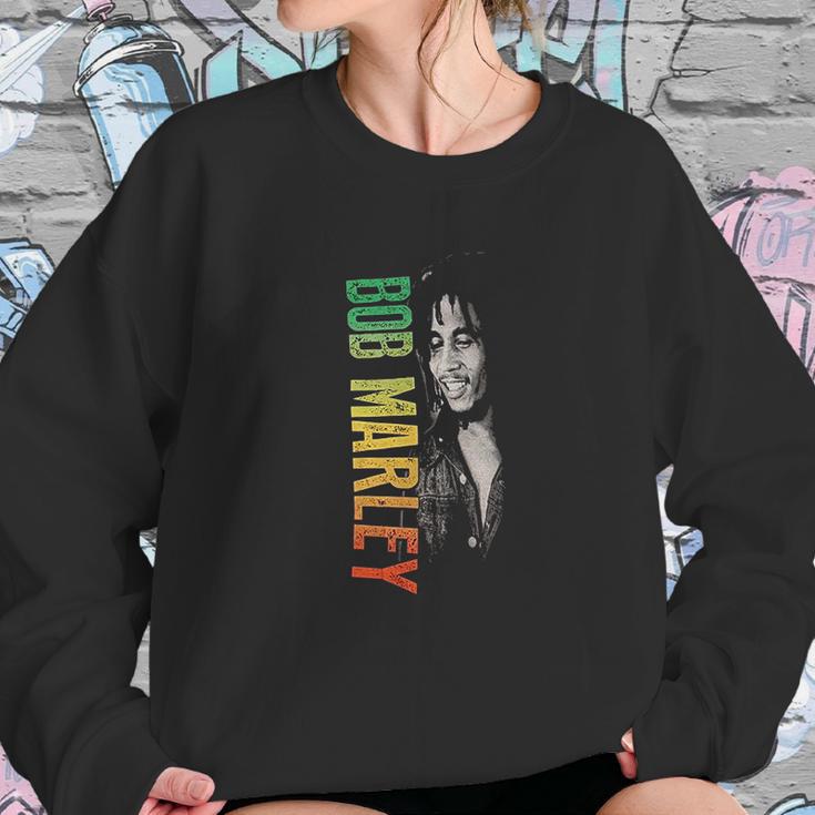 Bob Marley Marley Smile Gardient Sweatshirt Gifts for Her