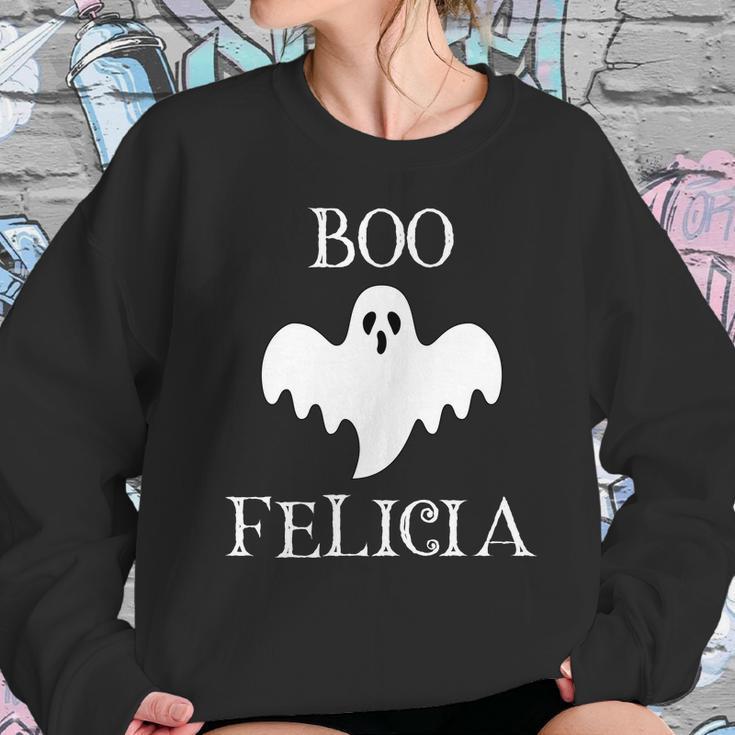 Boo Felicia Funny Halloween Sweatshirt Gifts for Her