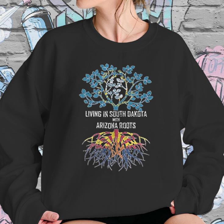 Boy Youth Living In South Dakota With Arizona Roots Sweatshirt Gifts for Her