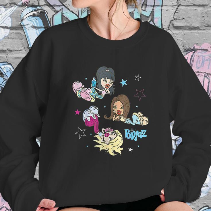 Bratz Group Shot Slumber Party Sweatshirt Gifts for Her